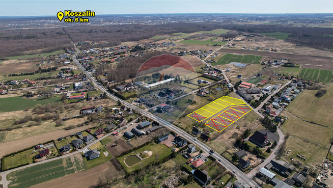 Działka budowlana w Mścicach blisko Mielna!!!