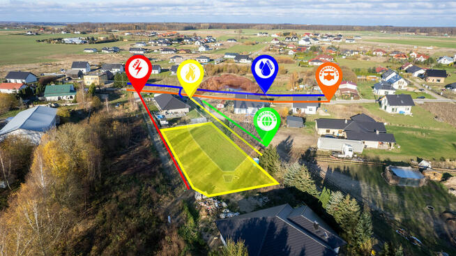 Działka z pozwoleniem na budowę, Stare Bielice !!!