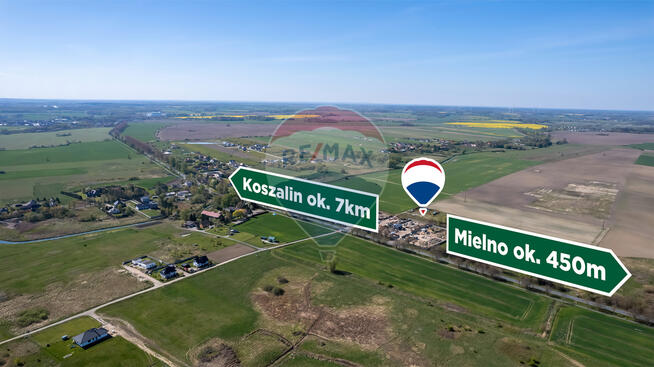 Działka 1105 m2, blisko Mielna i Morza!!!