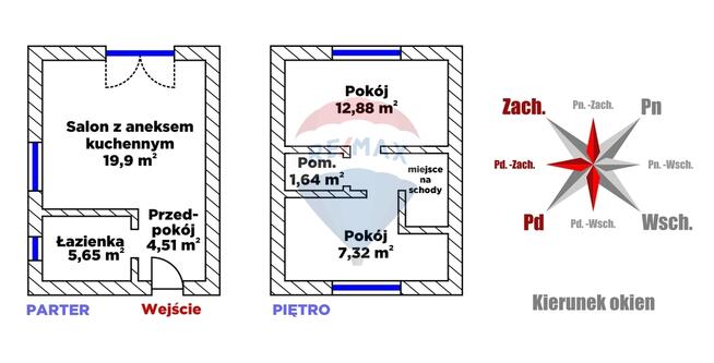 Dom w stanie surowym 70 m2, 450 m od Mielna!