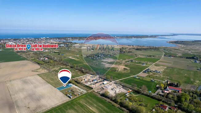 Dom w stanie surowym 70 m2, 450 m od Mielna!