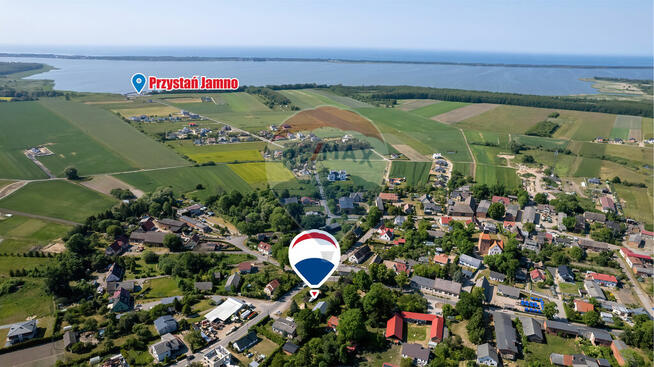 Uzbrojona działka z zabudowaniami w Jamnie!!!