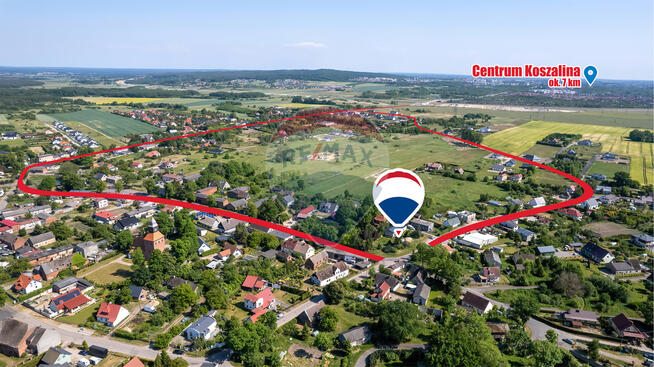 Uzbrojona działka z zabudowaniami w Jamnie!!!