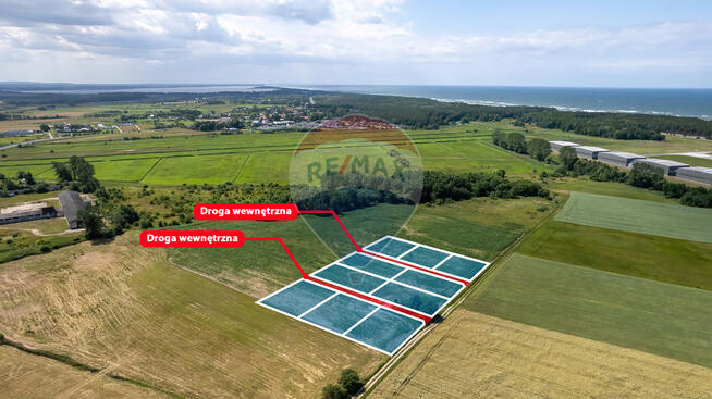 Działka budowlana z MPZP między Darłowem a Dąbkami