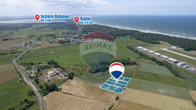 Działka budowlana z MPZP między Darłowem a Dąbkami