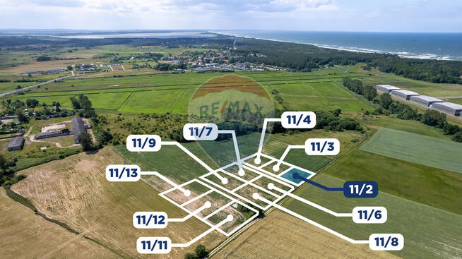 Działka budowlana z MPZP między Darłowem a Dąbkami