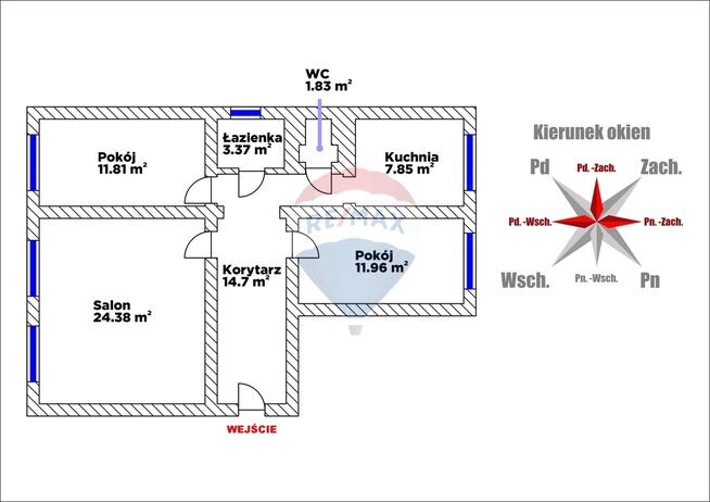 Mieszkanie 3 pokojowe w Bornym Sulinowie !!!