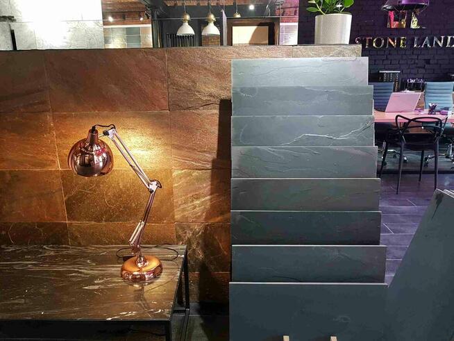 Płytki kamienne z łupka Black / STONELAND