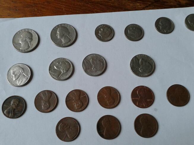monety różne Polskie i zagraniczne