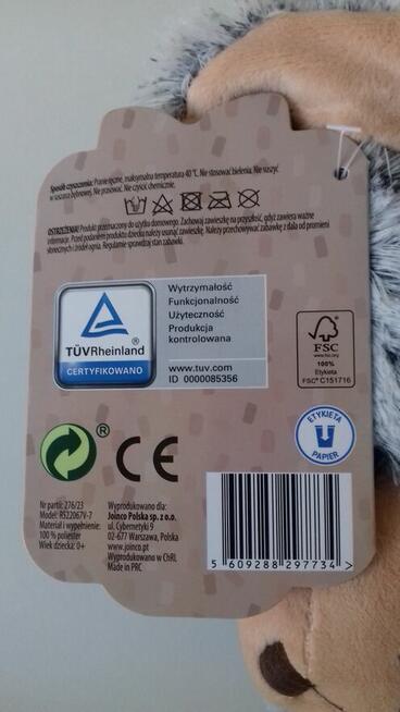 Miś szary „pluszak”, nowy, do sprzedania