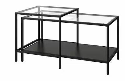 IKEA stolik 90x50 cm czarny w świetnym stanie bez zarysowań.