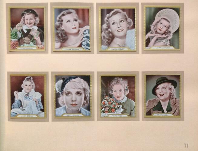 Album kolekcjonerski Die bunte Welt des Films Bergmann 1934