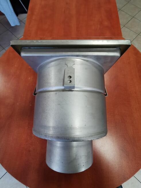 Kratka ściekowa ze stali nierdzewnej 300x300 DN160 Pionowa