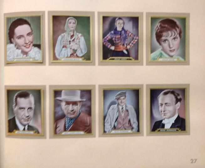 Album kolekcjonerski Die bunte Welt des Films Bergmann 1934