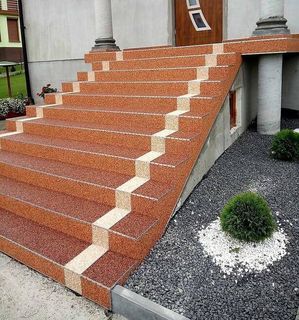 Kamienny dywan na tarasy , balkony, schody.