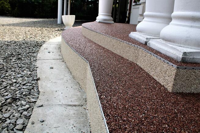 Kamienny dywan na tarasy , balkony, schody.