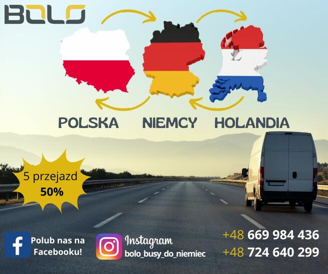 Busy Polska Niemcy Holandia Tani bus lubelskie przeprowadzki