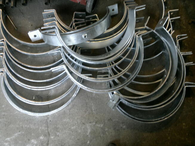 Obejmy opaski ze stali nierdzewnej oraz czarnej