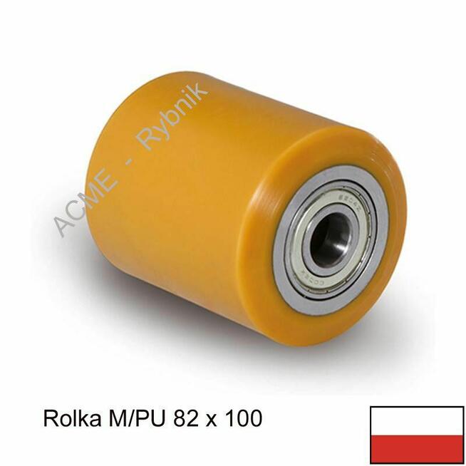 Rolka metalowo-poliuretanowa do wózka paletowego paleciaka