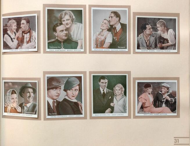 Album kolekcjonerski Haus Bergmann Farb Filmbilder 1934