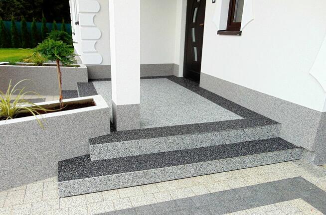 Kamienny dywan na tarasy , balkony, schody.