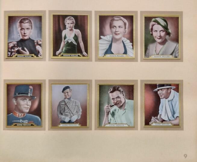 Album kolekcjonerski Die bunte Welt des Films Bergmann 1934