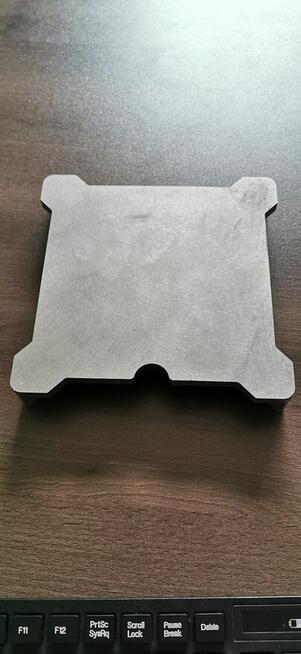 Kratka ściekowa ze stali nierdzewnej 200x200 DN110 Pionowa