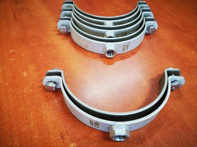 Obejmy opaski ze stali nierdzewnej oraz czarnej