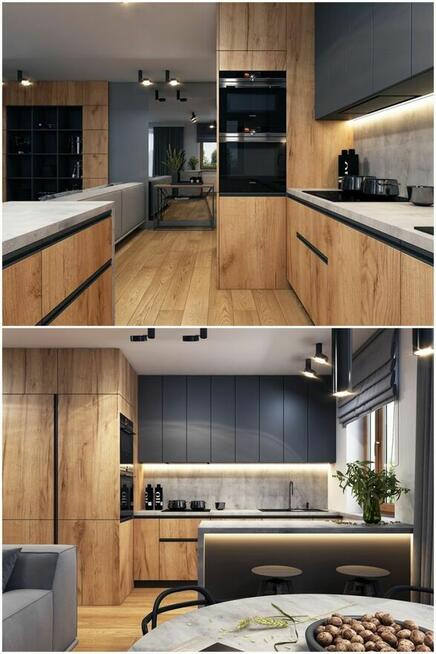 Meble na wymiar. Kuchnia. Szafy wnękowe.