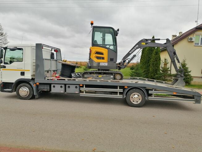 Usługi Minikoparka 2.5 t wiertnica fi 250 PRZECISK KRET