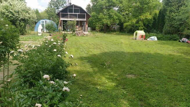 Duża działka ROD 750m2-Mokotów-domek maksymalny