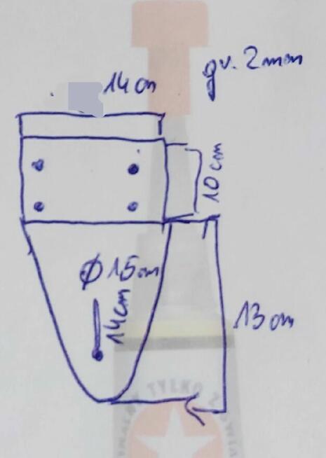 Półka metalowa wieszak zestaw 2szt Nowe
