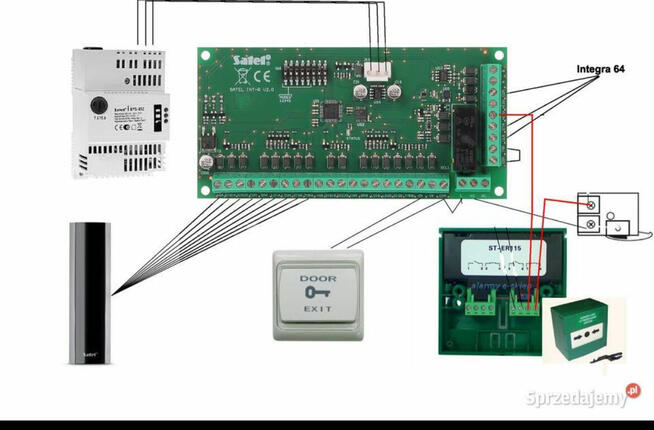 INT-R Uniwersalny ekspander czytników kart / pastylek