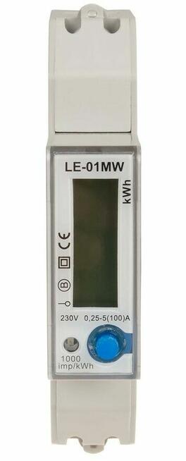 Licznik energii LE‑01MW, wielofunkcyjny.