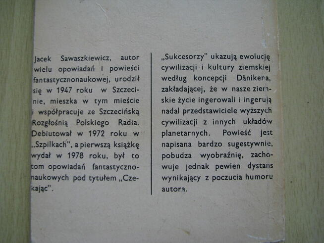 Jacek Sawaszkiewicz SF - Sukcesorzy