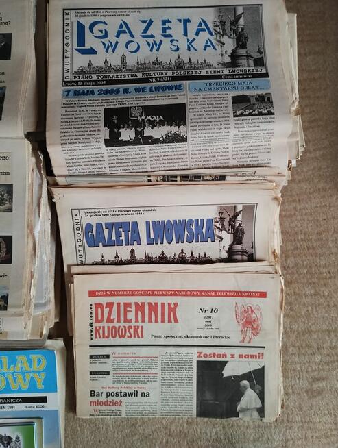 Sprzedam prasę z Kresów z lat 1990-2010