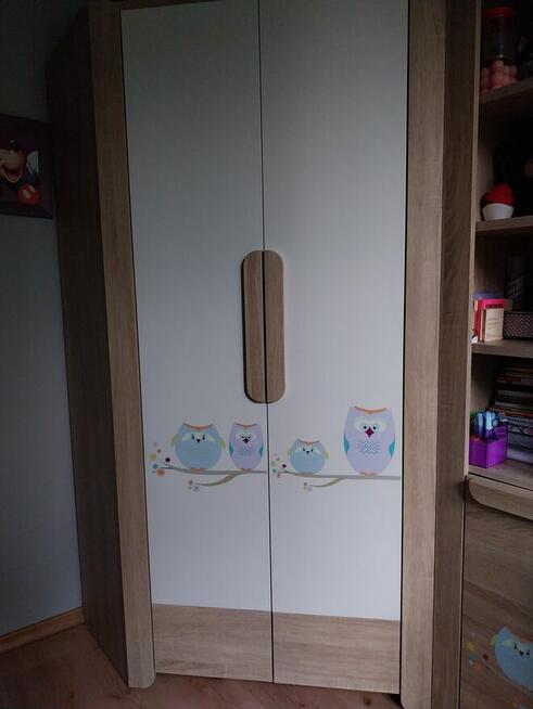 Szafa narożnikowa i regał