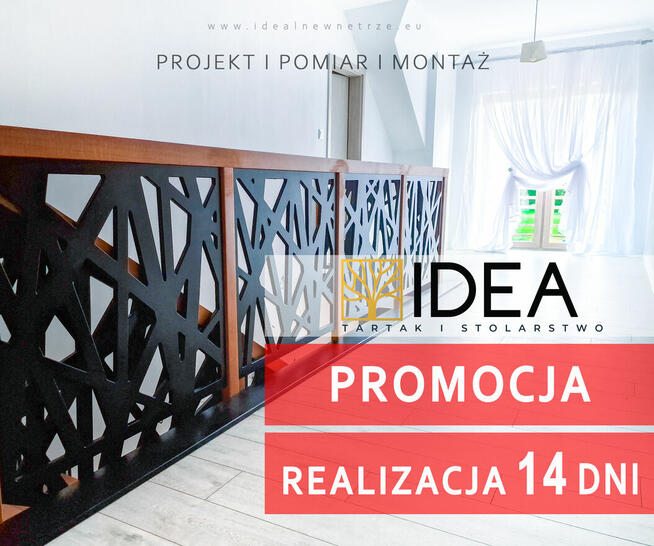 BALUSTRADA DREWNIANA, BARIERKA AŻUROWA, PANEL AŻUROWY, PRODU