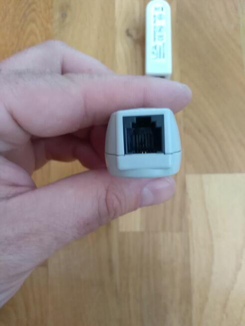 Adapter Telefon Ethernet Rozdzielacze Gniazdo