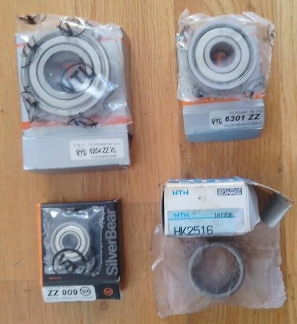 Łożysko zz809 Silver Bear 6301zz 8204zz VTL HK2516 NTN