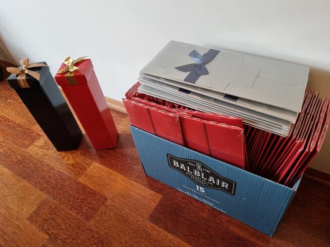 PUDEŁKO PREZENTOWE K-862 NA WINO 5,9 zł. za szt. - nowe