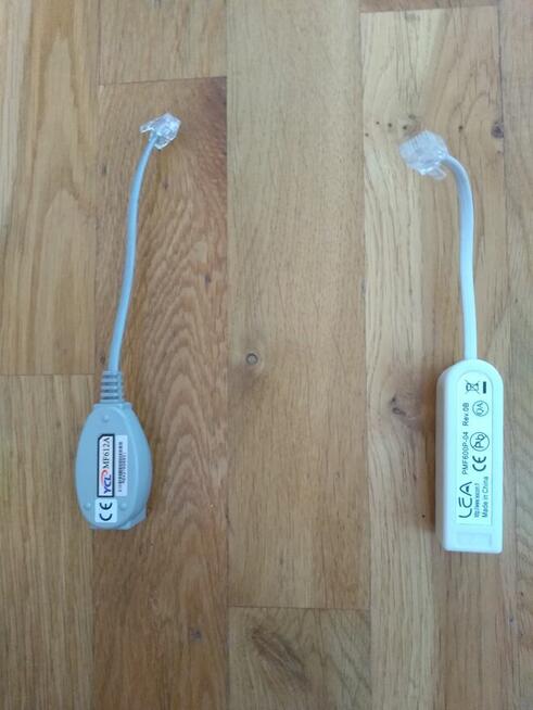 Adapter Telefon Ethernet Rozdzielacze Gniazdo