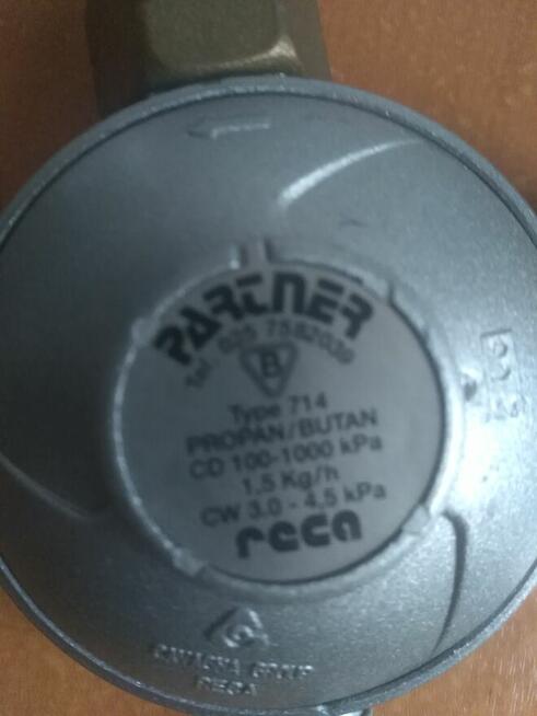 Reduktor do butli gazowej 11kg propan butan Reca