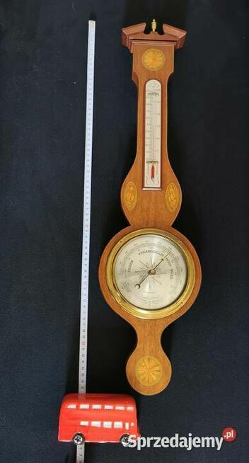 Barometr termometr Stacja pogody Retro Vintage Super stan