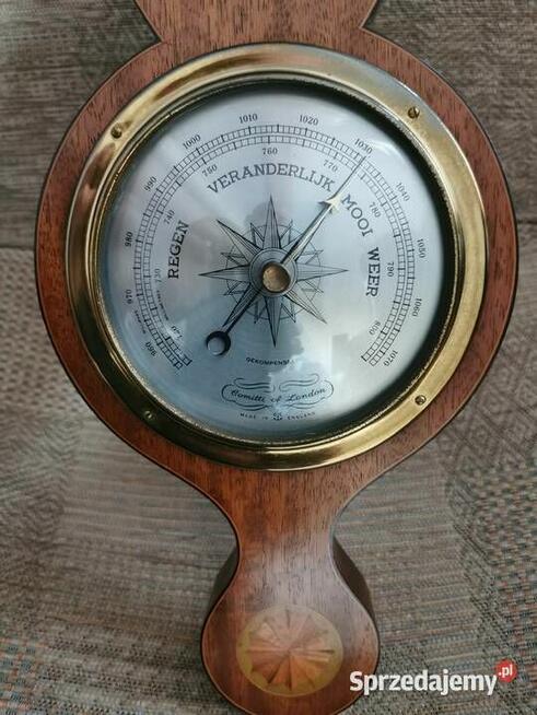 Barometr termometr Stacja pogody Retro Vintage Super stan