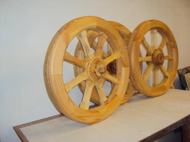 Koło drewniane