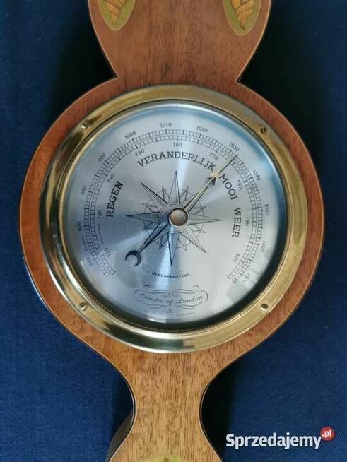 Barometr termometr Stacja pogody Retro Vintage Super stan