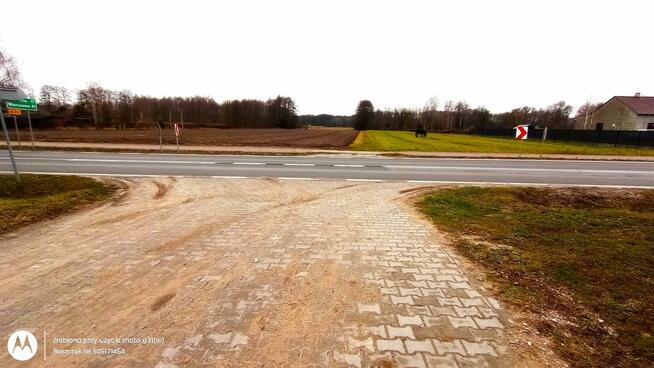 Działka 900m Miąse Tłuszcz droga wojewódzka media