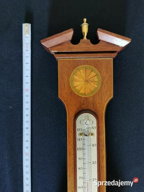Barometr termometr Stacja pogody Retro Vintage Super stan