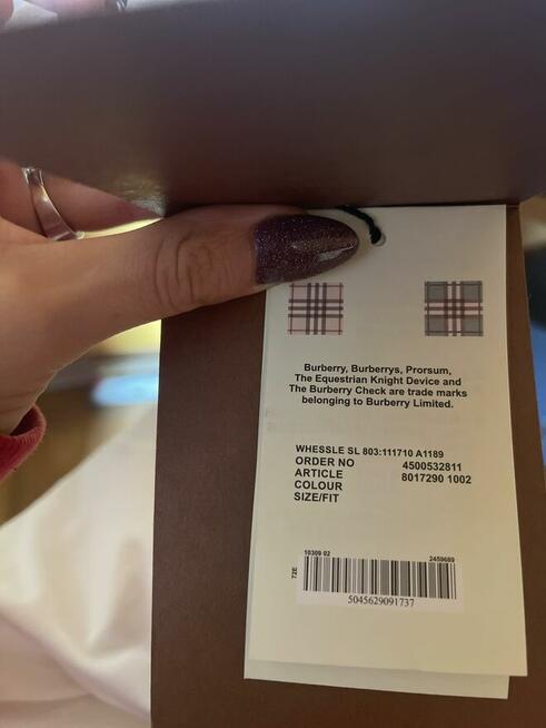 Modna Koszulka, T-Shirt Burberry czarna L